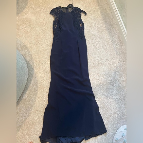 Frascara Navy Gown - Picture 1 of 12